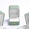 Oirlv Pu Leather Ring Box Luxury Ring Box for Engagement