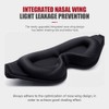 Sleep Mask, 3D Deep Contoured Eye Covers for Sleeping, 99%