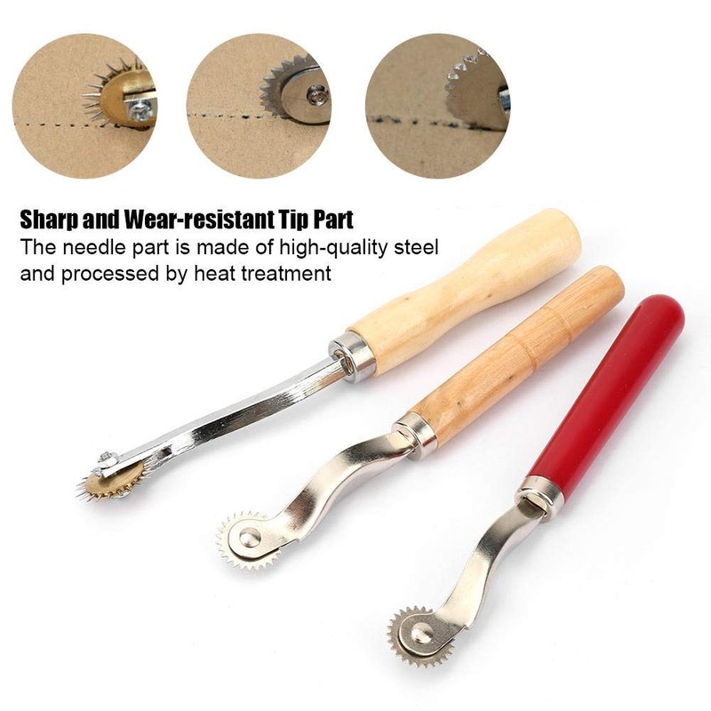 HEEPDD 3Pcs Tracing Wheel, Stainless Steel Needle Point Tracing Wheel