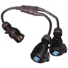16A 230V Y Split + Plug 2 X Conn |