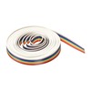 DMiotech 1 Pack 9P IDC Wire Flat Rainbow Ribbon Cable