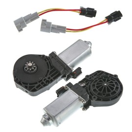 A-Premium Power Window Lift Motor Compatible with Ford Excursion 2000-2005 Sport Utility, F-250 F-350 F-450 F-550 Super Duty Pickup 2000-2008, 2-PC Set, Replace# YC3Z1523394AA