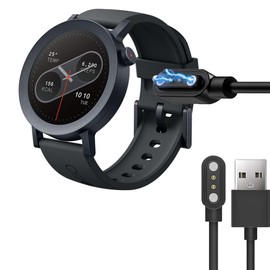 Compatible for CMF BY NOTHING Watch Pro 2 Charger, Blueshaweu Magnetic USB Replacement Charger Compatible for CMF Watch Pro, Watch Pro 2 (For Watch Pro 1, 2, Black)