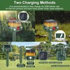 JNKNT Ultrasonic Animal Repeller,360° Solar Pest Animal Repellent,Cat Repellent Outdoor