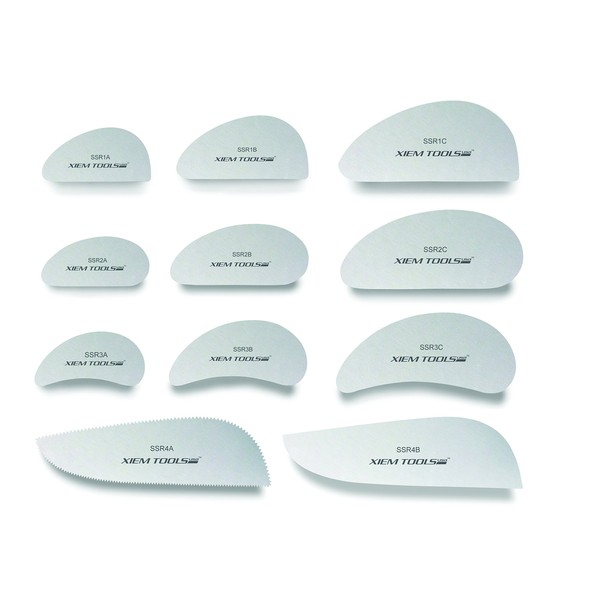 Xiem Tools Stainless Steel Clay Rib for Ceramics and Pottery