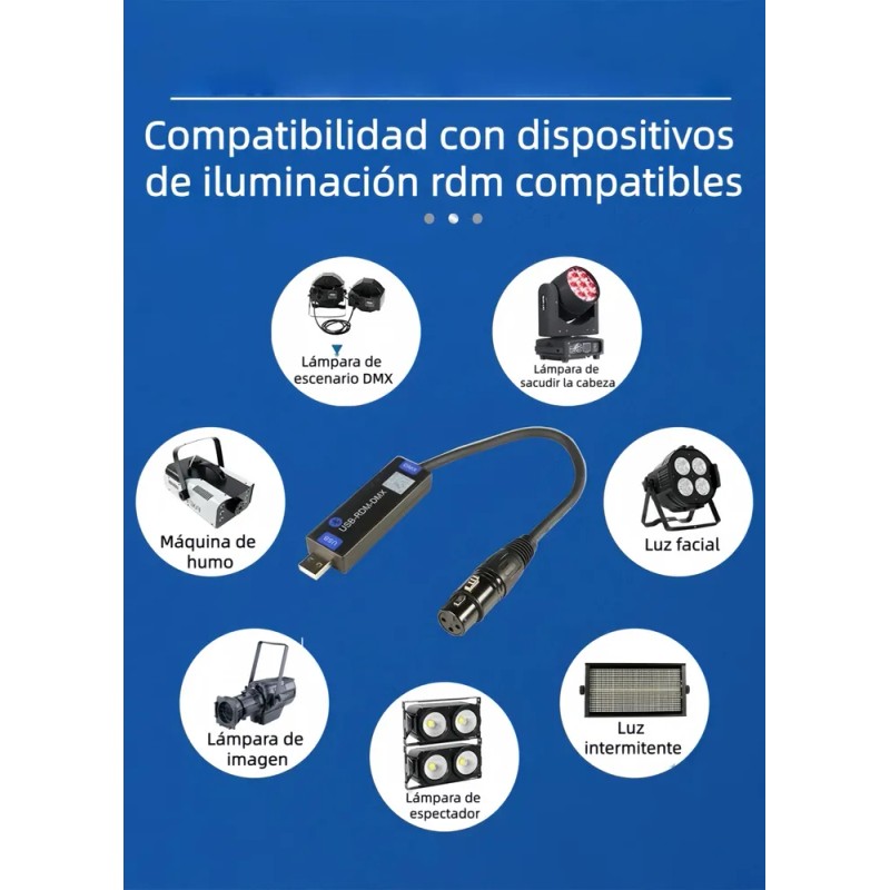 Interfaz Dmx Rdm Via Bluetooth Con App Smartphone 96 Canales