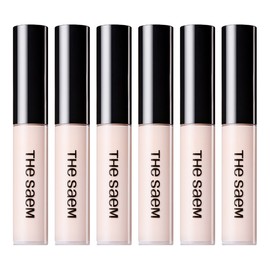 The Saem Cover Perfection Tip Concealer 6.5g, 6 Pieces, Brightener / 더샘 커버 퍼펙션 팁 컨실러 6.5g, 6개, 브라이트너