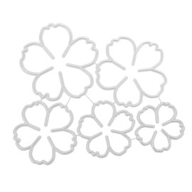 TEHAUX Flower Metal Cutting Die Durable Iron DIY Cutting Die for Card Making Flower Shape Embossing for Scrapbooking for Festivals and Creative Projects