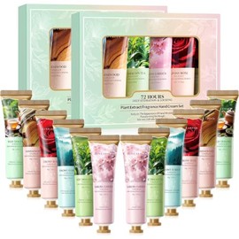 12PCSCrema para Manos, Crema de Manos Hidratante，Set de Crema, Colección De Cremas De Manos Profundamente Hidratantes Y Nutritivas, Regalos ideal para