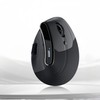 MiniLuxis Ergonomic Vertical Mouse, Dual Scroll, Tri-Mode, OLED Display