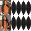 Mscat 20 Inch Pre-Separated Springy Afro Twist Hair 8 Packs