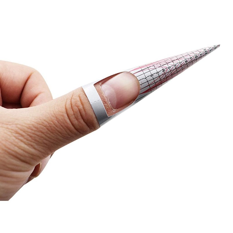 zalati Nail Shapes Pack of 500 Sticker Extension Paper Holder