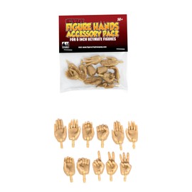 Figures Toy Company Swappable Hands Accessory Pack Ultimate 6 Inch Figures (Flesh)