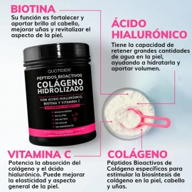 Péptidos Bioactivos De Colágeno Hidrolizado - 500g                                                                                                    