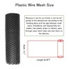 YAMTEN Plastic Mesh Fence Roll 15.7" x32.9', Heavy Duty Chicken