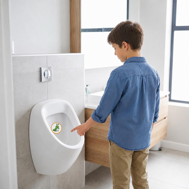 15 Pcs Potty Training Stickers Color Changing Reusable Pee Targets