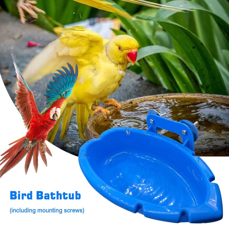 Bird Bath Tray | Bird Bathtub for Parakeets,Bird Bath Dish,