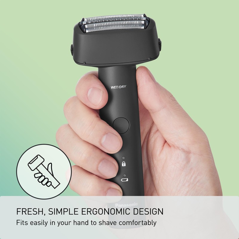 Panasonic Electric Razor for Men, Wet Dry Shaver with 3-Blade