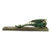 Medieval Celtic Green Dragon Roaring Incense Burner Holder Decorative Figurine