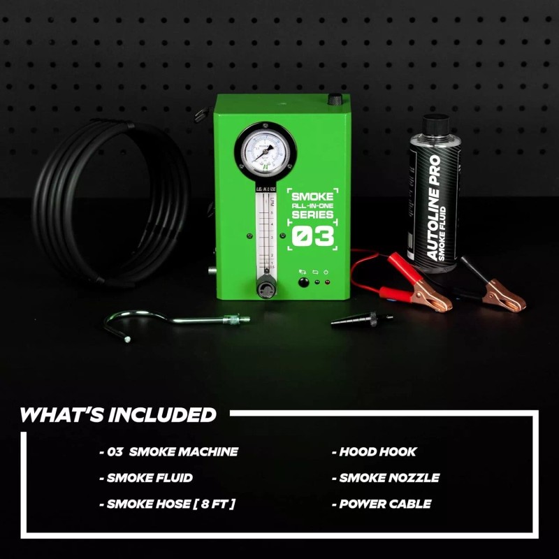 AUTOOL Automotive EVAP Smoke Machine Diagnostic Vacuum Leak Detection Tester