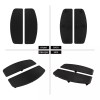 YHMTIVTU Rubber Front Rider Insert Floorboard Pad Foot Board For
