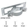 2-3/8" Fence Bracket SupConn (12Pcs), Steel to Wood Fence Brackets,Fence