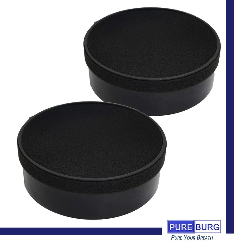 PUREBURG 2-Pack Replacement 2 HEPA Air Filters and 4 Activated