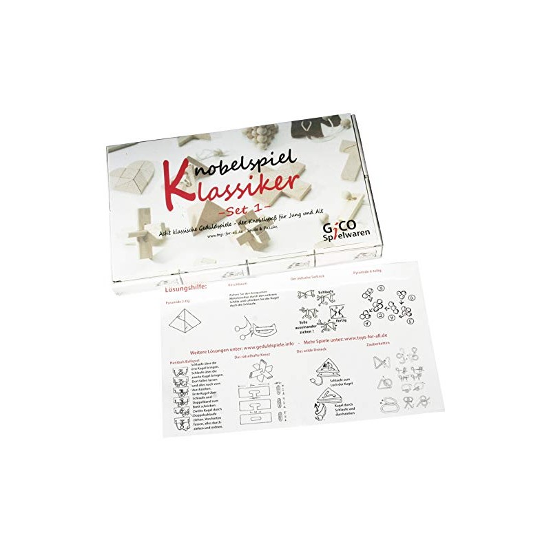 GICO Knobelspiel Klassiker Sets - Various Giveaways - Games Individually