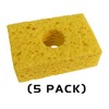 Thermaltronics SPG-5 Yellow, Soldering Sponge, (3.2" X 2.1") (5 Pack)