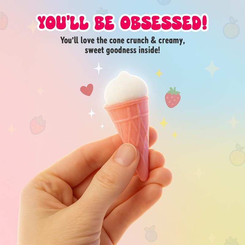 Josh Bosh Marsh Jellow Cone Candy 3-Pack – Jelly Filled