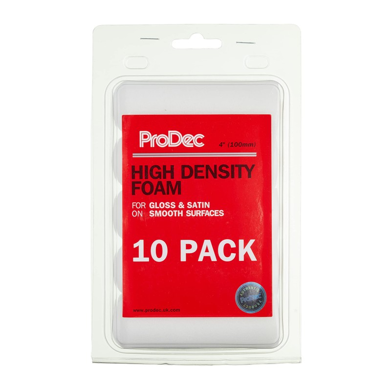 ProDec 10 Pack 4" High Density Foam Mini Paint Rollers