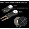 Adhere Golf ball Markers Soft Enamel golf ball markers with