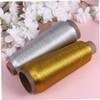 TEHAUX 4 Rolls Metallic Embroidery Threads for DIY Cross Stitch