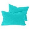 npluseins Pack of 2 Cushion Covers, Made of Cuddly Coral