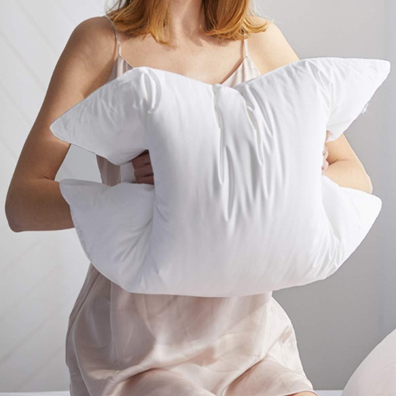 AIKOFUL AIKOFUL Luxury Feathers Down Pillows Queen Size Set of