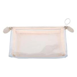 Sunstar Stationery Pouch Clear Mesh Mitte Milky Beige S2330997
