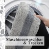 Homaxy Non-Slip Bathroom Rug Soft High-Pile Microfibre Bath Mat Absorbent