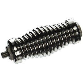 Hustler / New-Tronics Antenna Corp. No. SSM-3 Stainless Steel CB Antenna Spring with Coupling Stud