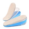 SAFIGLE 1 Pair Adjustable Gel Heel Lift Inserts for Men
