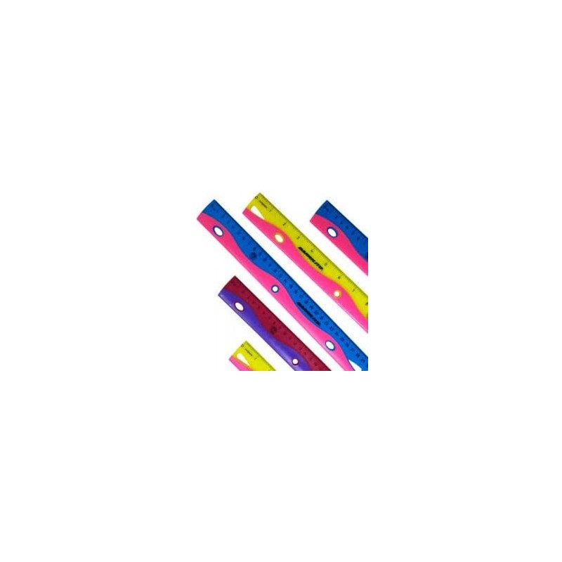 REGLA DE PLASTICO BARRILITO 8199RPF 30 CENTIMETROS FLEXIBLE