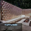 DealBeta Solar Net Lights 200 LED Outdoor Mesh Light with
