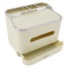 Tissue Box Organizer Multifunctional PP Plastic Space Saving Portable for