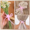 30 Yards 0.6 Inch Wide Sewing Lace Ribbon Pink Lace