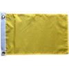 NWFlags Plain Yellow Flag 18" x 12" 75d Premium Polyester