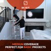 CS 3 Pack Extra Large Plastic Dust Sheets for Decorating