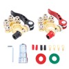 2Pcs Battery Terminal Connectors Car Disconnect 4 Way Positive Negative