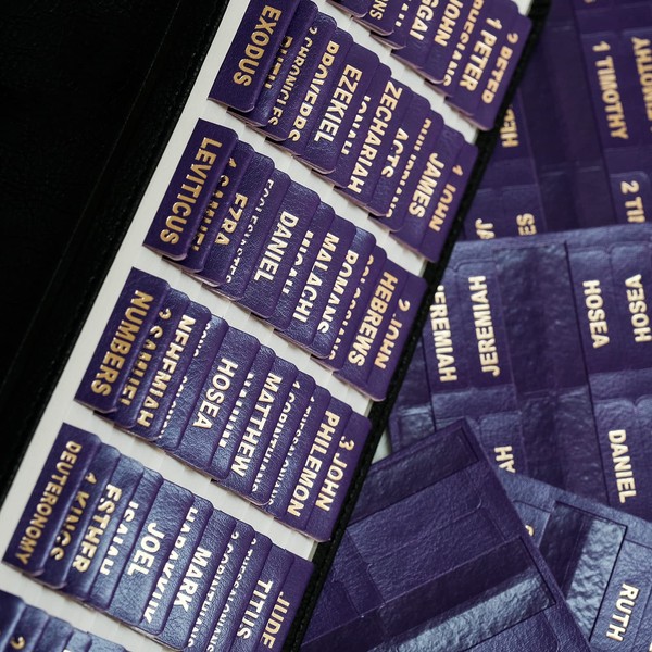 UPAFEXXI- Leather Bible tabs, Bible Tabs for Women and Men,