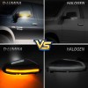 D-Lumina Smoked LED Side Mirror Turn Signal Light For Dodge