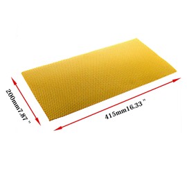 OlyFanco Beeswax Sheets, Natural Beeswax Foundation Sheets for Honeycomb, Candle Making, 30 Pcs Bee hive Foundation Sheets Deep Foundation-41.5cm X 19.5cm
