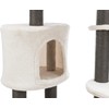 TRIXIE Moriles Cat Tower with Scratching Posts, Condo, Hammock, Padded